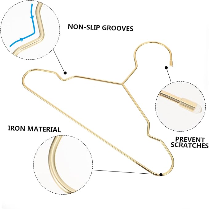 3pcs Clothes Hangers for Pet Garment Storage Pet Apparel Organizers Quality Design Strong Structure for Dog Clothing