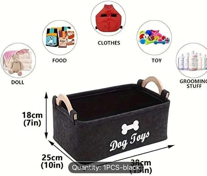 Pet Toys Box and Dog Toy Box Storage
