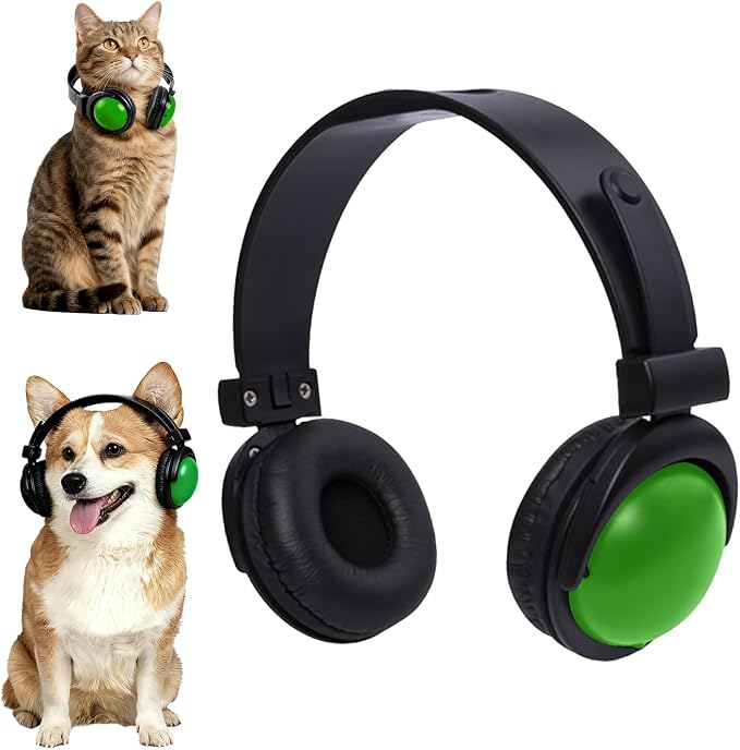 Olyre Pet Headphones for Small Dogs Cats, Adjustable Decorative Neckwear
