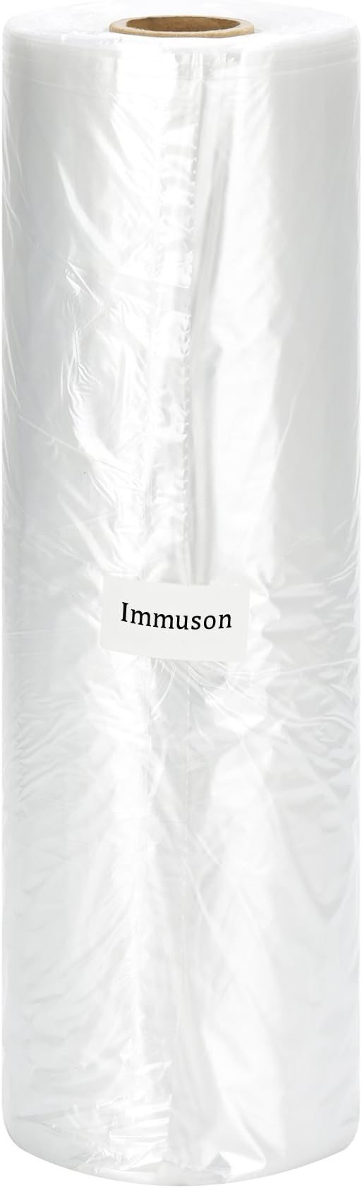 Immuson Food Storage Bag, 12 x 20 Plastic Produce Bag on a Roll, 2 Rolls Fruits, Vegetable, Bread, Food Storage Clear Bag, 350 Per Roll,700 Bags