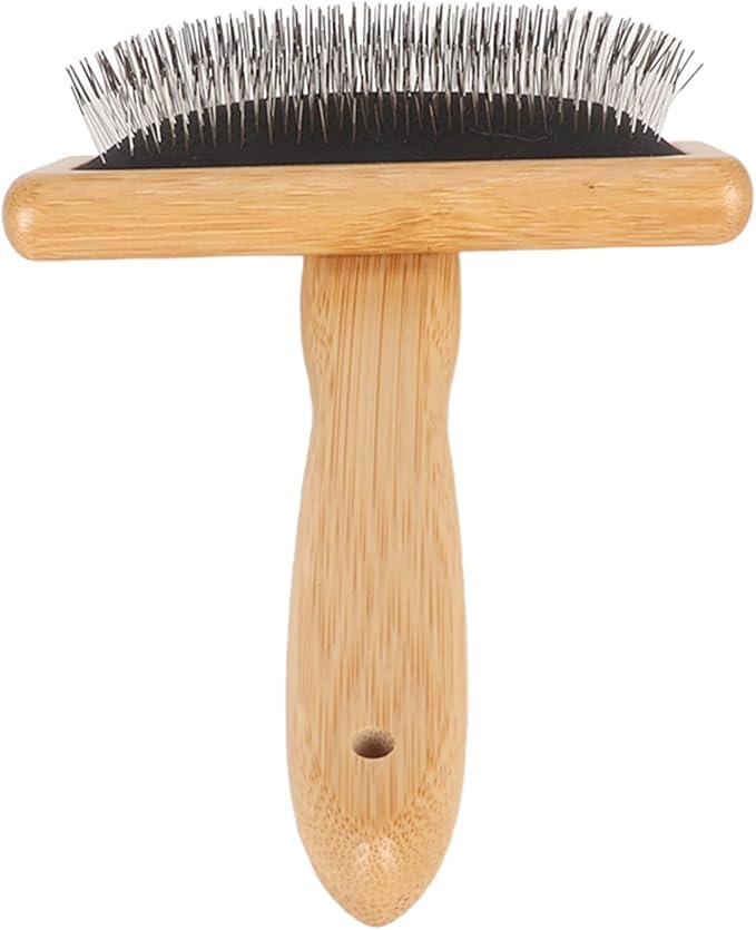 Macrame Comb, Wooden Handle Macrame Fringe Comb with Air Bag Cushion for Knitting Cord Rope Plant Hangers Wall Hangings Pet Hair Combing