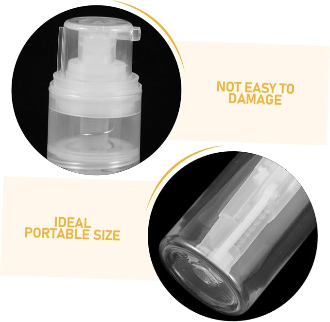LIFKOME 3pcs Portable Powder Sprayer Dispenser Bottle 14ml 18ml 25ml White | Pet Body with Pp Nozzle, Refillable Design, Precise Control for Talcum Powder and Dry Shampoos, Travel and Daily Commutes