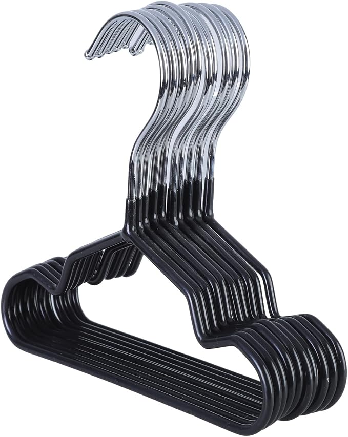10 Pack Pet Clothing Hanger PVC Coating 15/20/25CM Display Hangers Rack Pet Supplies Garment Storage Rack