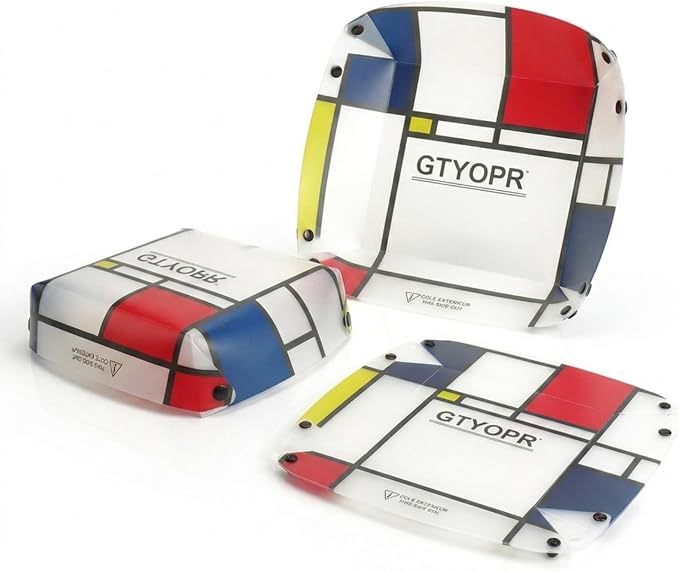 GTYOPR® Portable Collapsible Bowls 3-Pack - Lightweight, Leakproof for Camping, Hiking, Travel | BPA-Free Food-Grade PP, Compact Storage (Large)