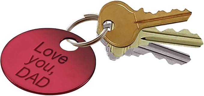 Lucky Line 1-1/4" Round Aluminum Tags, 1 Hole in Assorted Colors, 20/PK (2560020)