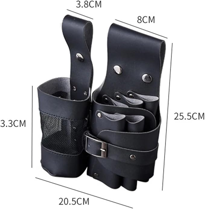 Scissor Bags for Hairdressers Hairdressing Scissor Waist Pack Tool Bag | Removable belt pouch holds hair care styling tools, combs, pins, and spray bottles. Portable salon organizer