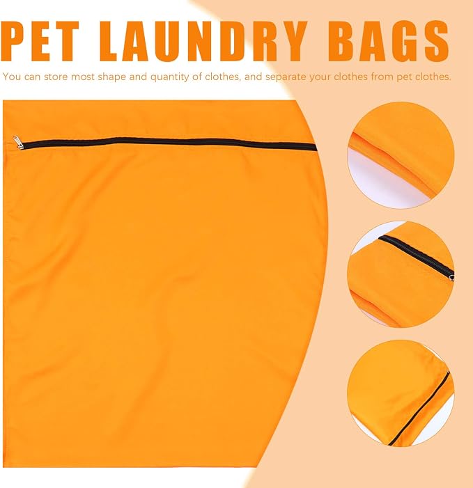 Hemobllo Laundry Hair Catcher Dog Laundry Bag Polyester Material Fading-resistant for Long Use