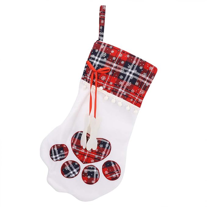 ZJchao Cute Bags with Dog Pet Design – Soft Cloth Hanging Doll Toy Storage for Holiday Decorations and Presents