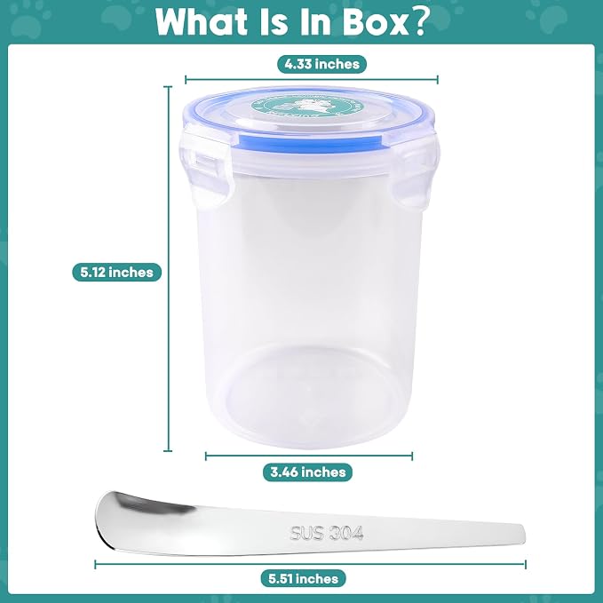 REFLYING Canned Dog Food Storage Lids Reusable Airtight Can Cover | Reusable airtight dog food can lids,Keeps wet food fresh,eliminates odor,Includes SUS 304 spoon and can opener