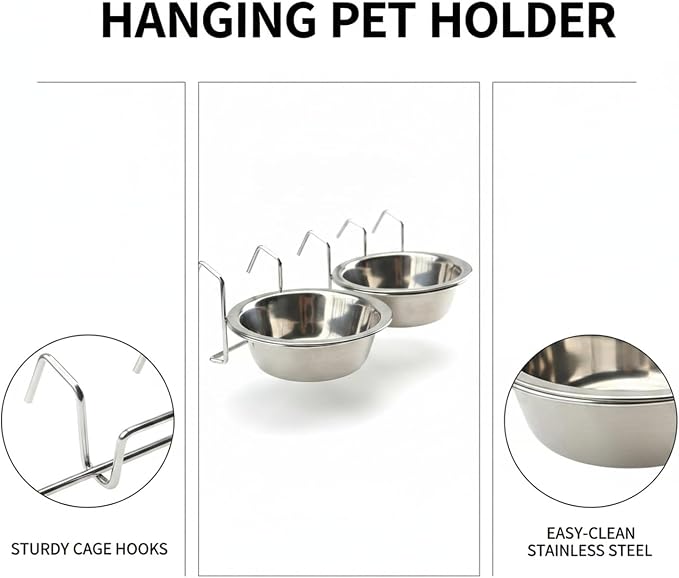 Hanging Bowl Holder for Wire Grids, Metal Dish Stand to Save Floor Space in Storage Units and Organizers (1 Pack)
