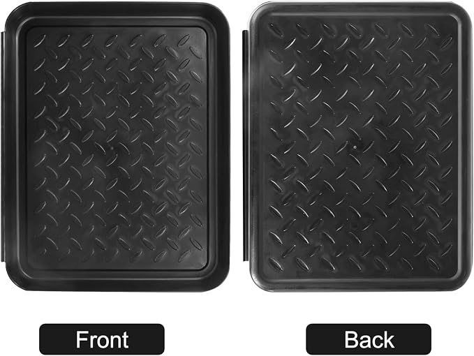 3 Pcs Under Sink Drip Tray, 13.8 * 10.8 Inch Plastic Under the Sink Drip Protector Tray Under the Sink Mat Under Sink Drip Catcher for Kitchen Bathroom or Laundry Room