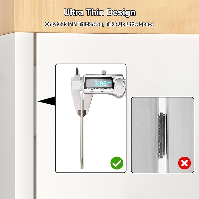 Drawer Magnet Jiayi Door Magnets, 12 Pack Ultra Thin Cabinet Magnetic Door Catches 30 LB Kitchen Drawer Closures, Door Magnetic Catch Heavy Duty Cupboard Double Magnets Latch for Closet Door Closing