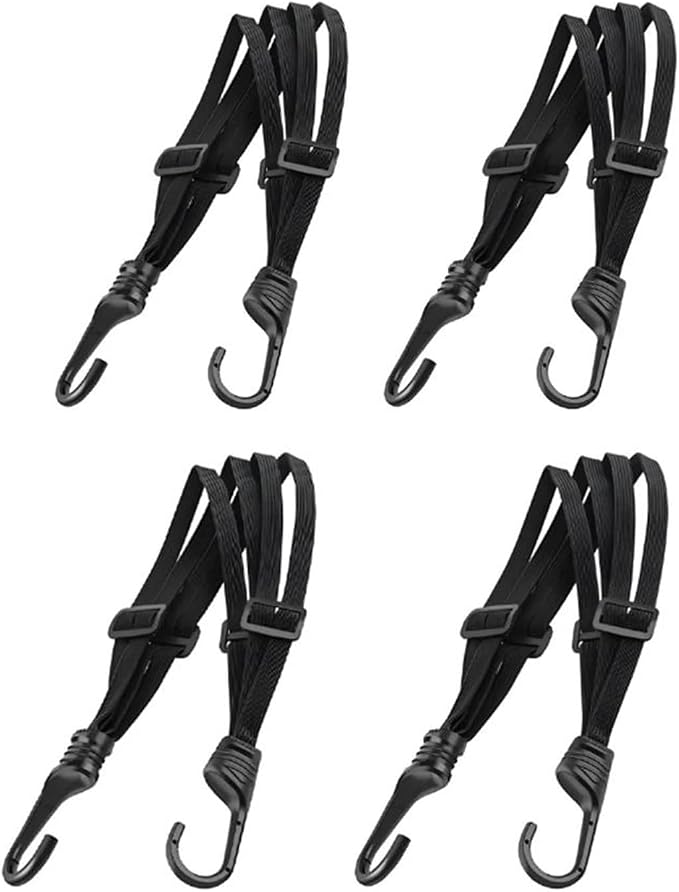 Car Nets Car Trunk Organizer Elastic Strap For Jeep For Wrangler TJ JK JL For Gladiator JT 1997-2025 Heavy Duty Cargo Strap Rope Hook Accessories Cargo Net (Rear right)