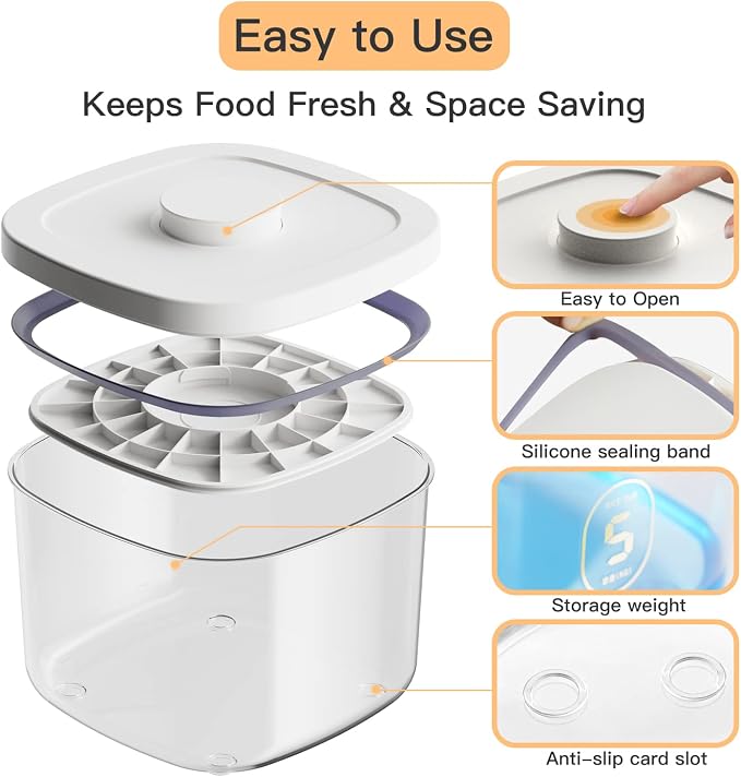 10 Lbs Storage Container Bin Rice Dispenser with Measuring Cup Food Cereal Container Bins Household for Kitchen Pantry Organization | 5Qt/5kg Rice Dispenser Food Cereal Container Bins Household for Kitchen Pantry Organization