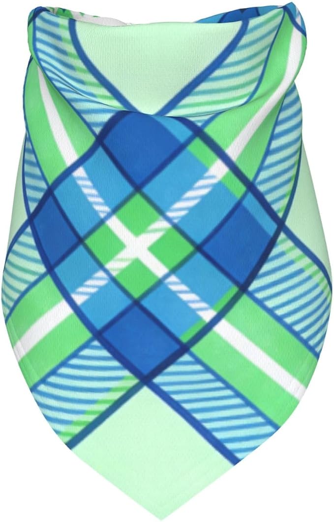 Teacher's Pet Dog Bandana,Funny Bandana Gift,Photo Prop Accessories for Dog Lovers Owner Gift,Triangle Reversible Fall Scarf, Adjustable (Checkered)