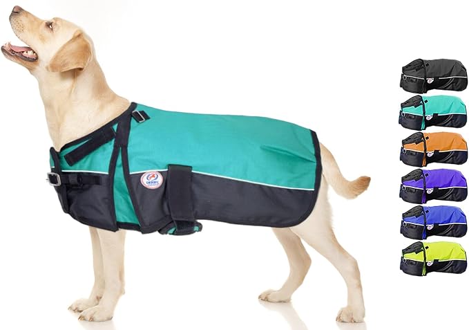 Derby Originals Dog Coat Horse-Tough Classic 600D with 150g Insulation Nylon Lining 3 Layer breathable