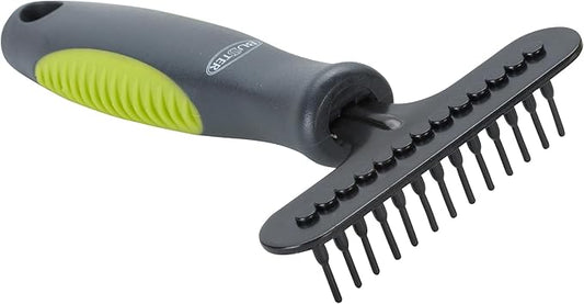 Kruuse Buster Undercoat Rake Brush Small – Gentle Deshedding Tool for Dogs with Thick or Double Coats