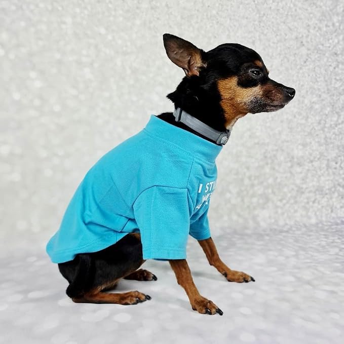 French Bulldog Shirt for Small Dog Clothes Breathable Stretchy Costumes | Miss Pet,I Still live With My Parents Printed Puppy T-Shirts Cat Tee