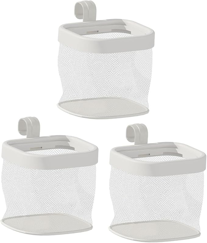 Pet Fence Dog Toy Storage Baskets Hanging Organizer Large Capacity Easy to Clean Puppy Toy Bins Dog Crate Hanging Baskets