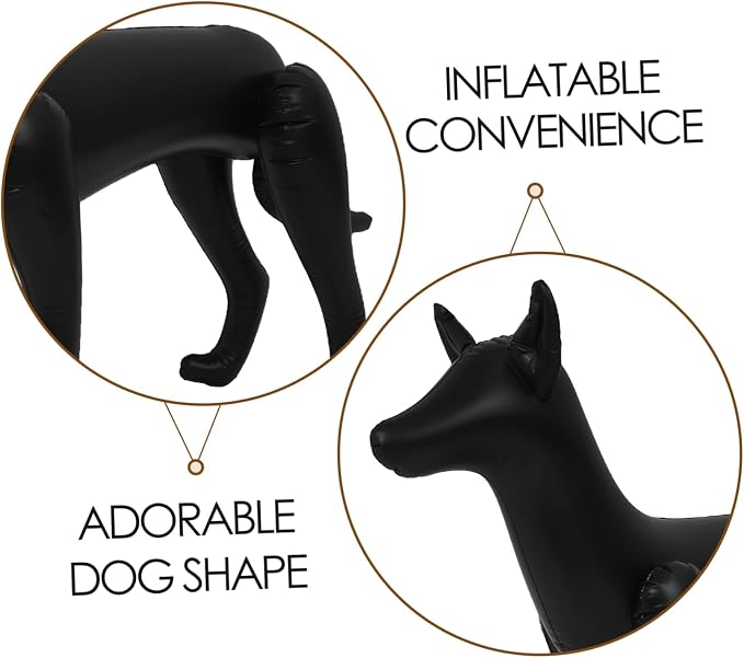 YARNOW Inflatable Dog Clothing Mannequin Display Stand for Pet Grooming Counters Soft for Retail Displays and Home Decor Dog