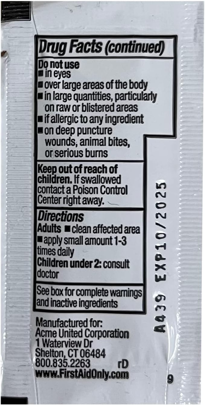 First Aid Only 6060 All-Purpose 10-Person Emergency First Aid Kit for Business, Worksite, Home, and Car, 57 Pieces