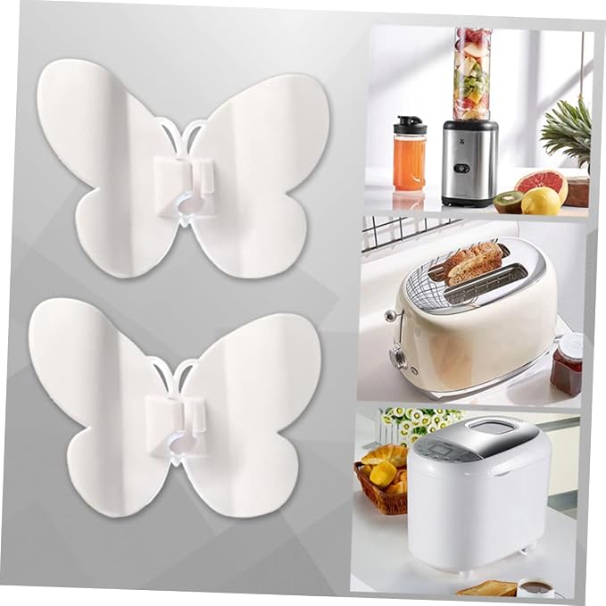KOMBIUDA 4Pcs Cord Organizer Set Kitchen Cord Holders for Appliances Soft Silicone Cable Winders Wall-Mounted Wire Management Animal Pattern Design for Home Use