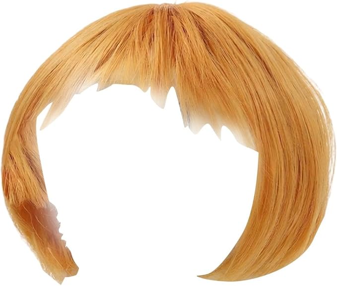 Cute Pet Wig Headband, Funny Dog Cat Hair Accessory for Halloween, Yellow | Funny, Universal fit