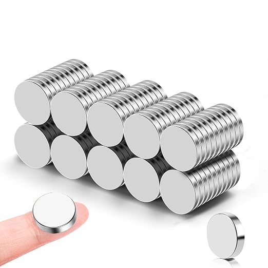 DIYMAG 100Pcs Small Refrigerator Magnets, 18x3mm Round Rare Earth Magnet | Mini Tiny Neodymium Strong Magnets for Crafts, DIY, Fridge, Miniatures, Whiteboard, Office, Kitchen, Dry Erase Board