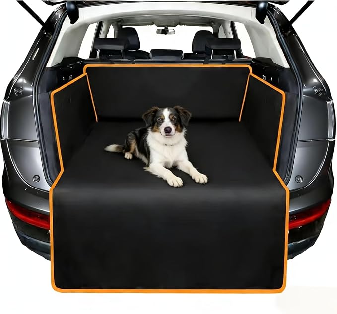 Car Dog Trunk Liner for VW Caddy 4 SA 2015-2020 | Cargo Pet Cargo Cover Protector Mat Waterproof Seat Shield Durable Vehicle Barrier Heavy Duty Pet Travel Floor Liner Guard