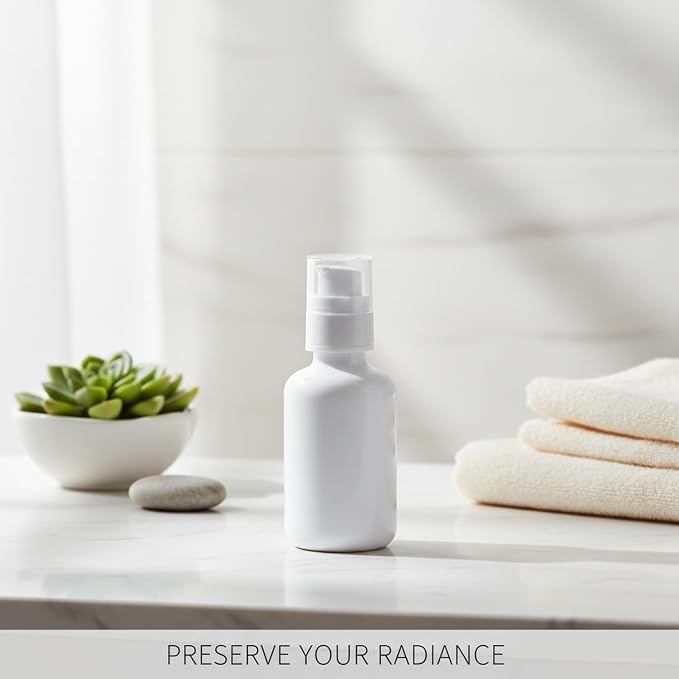 Refillable Cosmetic Spray Bottles, Opaque White PET for Skincare, Travel-Size Dispenser for Toners and Serums, 2 oz (1 PC)