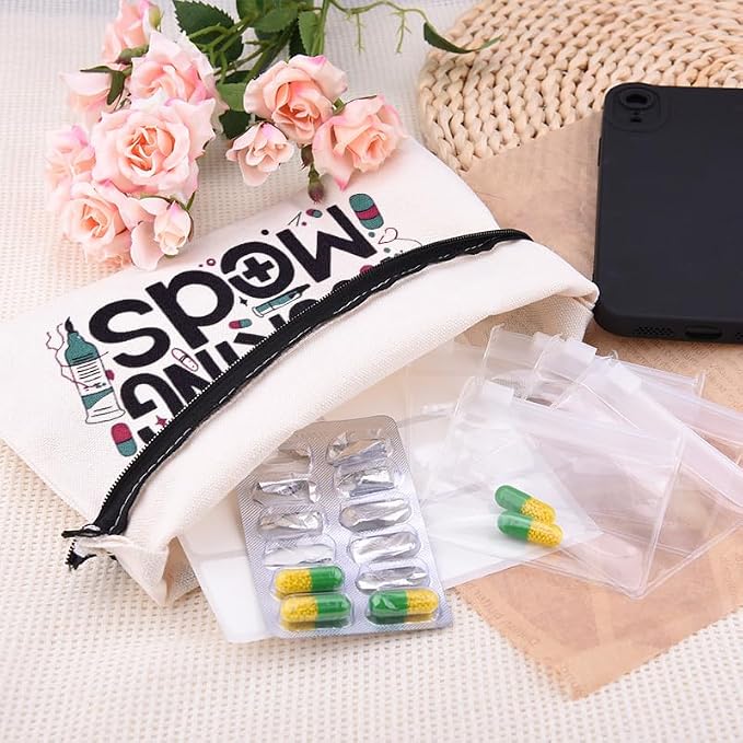 Sisadodo Charging Cable Organizer Travel Bag Toiletry Makeup Cosmetic Bags Medicine Med Toiletry Bag Pouch Diabetic Gifts Bags
