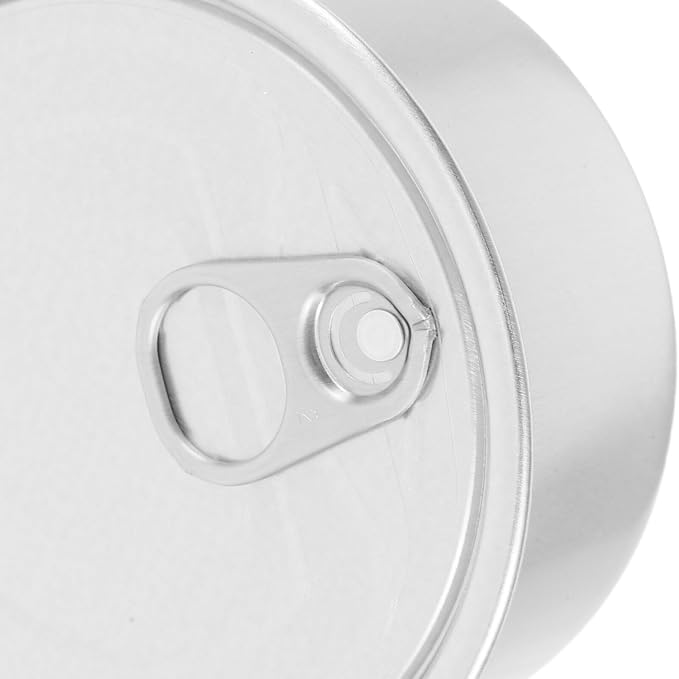 iplusmile 180Ml Airtight Aluminum Food Storage Cans with Lids 10 Pack Empty Sealed Tea Tins Portable Refillable Containers for Pet Food Snacks Travel Outdoor