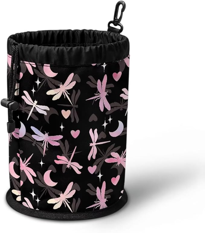 Zebra Print Clothespin Bag, Large Clothes Pin Hanging Bag, Pin Bag with Large Opening for Clothes Lines Outside Yard Home Decoration