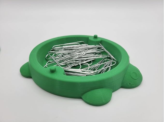 Cute Sandbox Turtle with removable lid | Desk Bin Organizer | Turtle Pet Feeder | Fish tank accessories | Feed Hamsters and Gerbils (Random, 3 Inch)