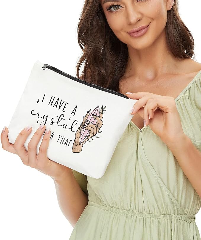 Funny Witchy Gifts Makeup Bag Witch Stuff Witch Accessories Cosmetic Bags | Spooky Gifts for Women Witchcraft Lover Girl Sister Tarot Cards Beginners Halloween Birthday Gift Travel Toiletry Bag