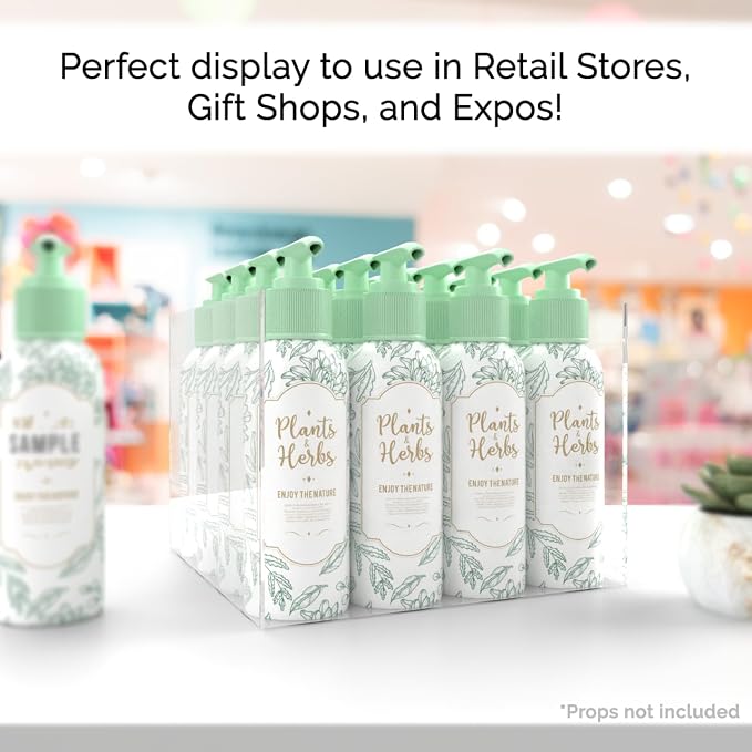 6 Pack 12" x 12" x 9" Clear Acrylic Display Box with One Open Side No Lids Versatile Square Plexiglass Dust Cover Retail Product Riser or Merchandise Storage Bin by Marketing Holders