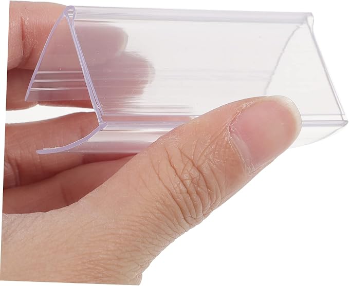 300pcs Pet Label Holders for Wire Racks Classroom Mailbox Display Holder Sign Sticker Organizers