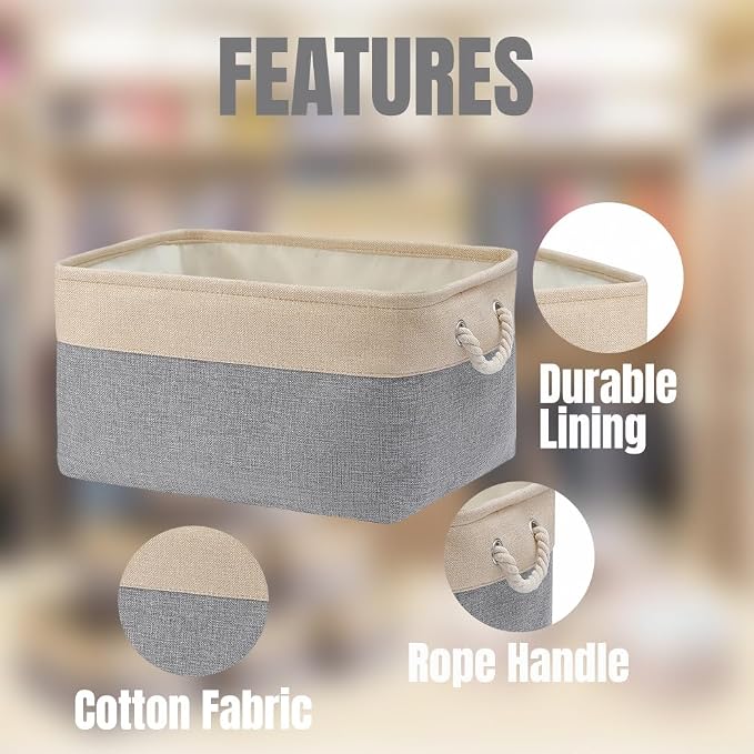 Custom Embroidered Collapsible Storage Basket with Pet's Name/Text,Personalized Storage Bin Organizer with Handle Storage Box for Dog Cat Toys Clothing,Blankets