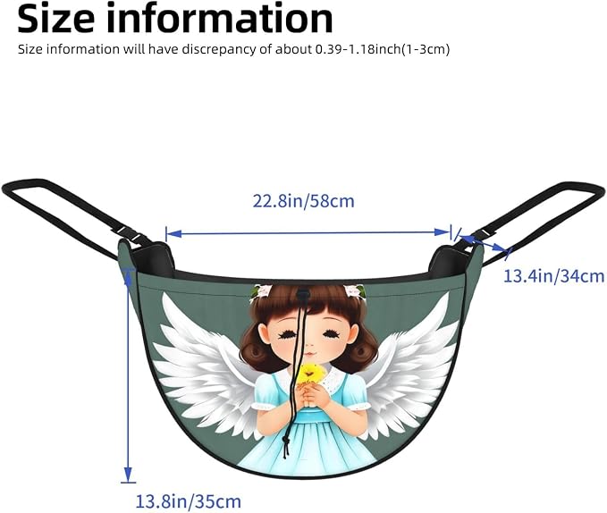 Cute little angel Car Seat Organizer-Backseat Storage Bag for Travel | Waterproof Durable. Holds Snacks Gear Essentials. Fits Most Cars.