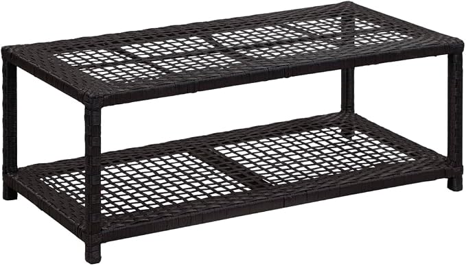 Shoe Bench Shoe Box Organizer,Shoe Storage Boxes,Suitable for doorways, wardrobes, Shoe cupboards, Under beds, wardrobes, Living Rooms,Black 31.5"x15.7"x11.8" Poly Rattan