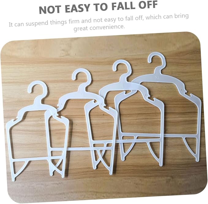 Happyyami 15pcs Portable Dog Clothes Hangers Plastic Pet Coat Racks for Easy Storage Lightweight and Space-Saving Design for Home Travel