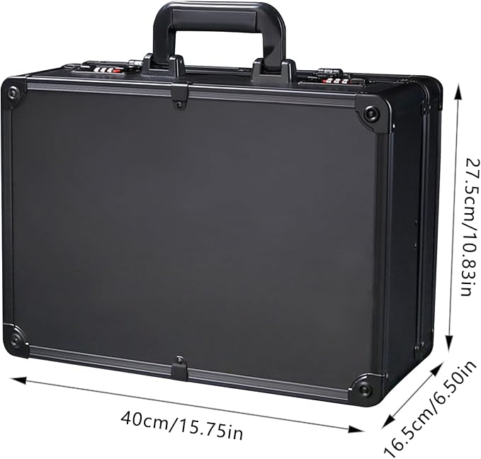 Barber Carrying Case,Large Barber Beauty Salon Tool Kits Storage,Portable Travel Carry Case for Barber Hair Stylist Pet Groomer, for Clippers Trimmers Scissors Blades Guards Shears (Black)
