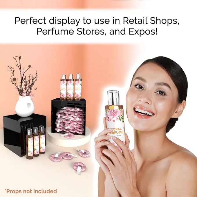 10" Acrylic Display Riser Box with 1 Open Side No Lid Glossy Black Square Retail Merchandise Storage Bin Product Platform by Marketing Holders