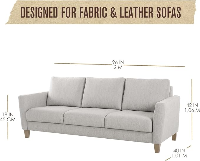 Plastic Couch Cover, Plastic Couch Covers for Pets, Sofa Protector, 96"x40" | Houseables Clear Vinyl Slipcover, Furniture Protectors For Cats, Dogs, Waterproof, Pet Pee Urine Proof, Scratch, Heavy Duty