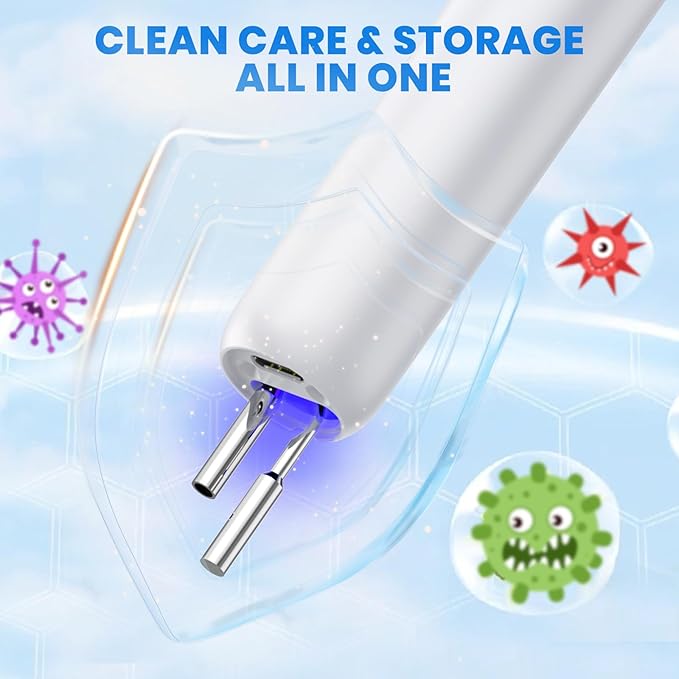Dog Plaque Remover for Teeth, Pet Ultrasonic Cleaner with LED Light & Stand, 5 Modes, Pet Teeth Cleaning kit, Suitable for Dogs and Cats
