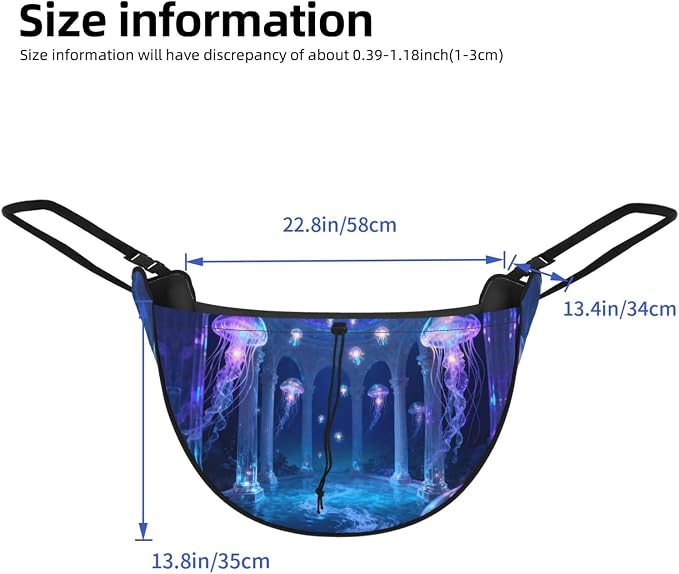 Jellyfish Palace Car Seat Organizer-Backseat Storage Bag for Travel | Waterproof Durable. Holds Snacks Gear Essentials. Fits Most Cars.