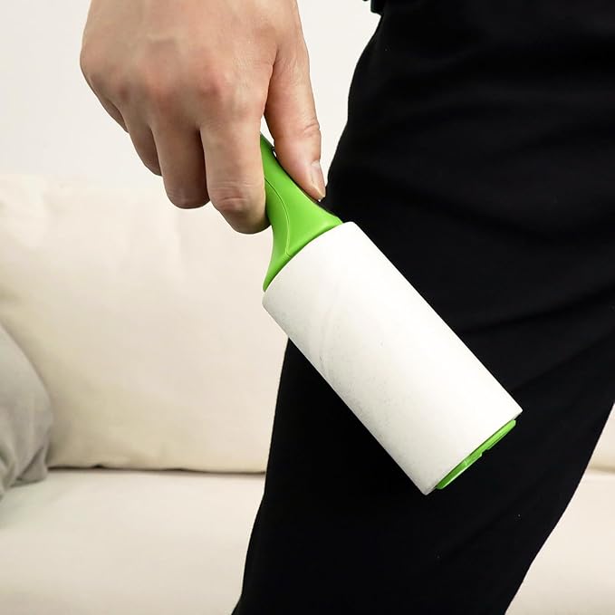 4 inch Lint Roller Refills for PetLovers Evercare Muji IKEA Bastis Amazon Lint Roller Replacement Refills 4 inch Extra Sticky 60 Sheets per Roll 5 Pack Total 300 Sheets (Inside Diameter 1-1/2 inch)