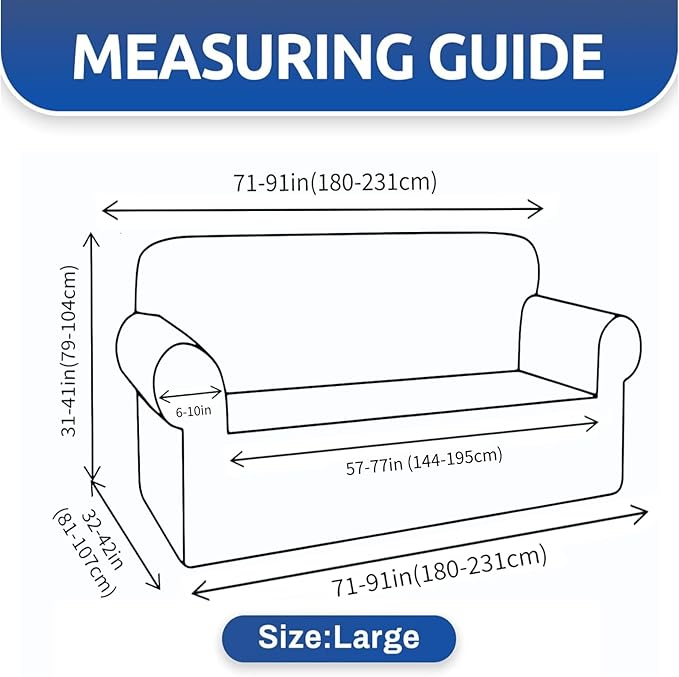 YEMYHOM Couch Cover Latest Jacquard Design High Stretch Sofa Covers for 3 Cushion Couch, Pet Dog Cat Proof Slipcover Non Slip Magic Elastic Furniture Protector (Large, Begonia Leaf Blackish Green)