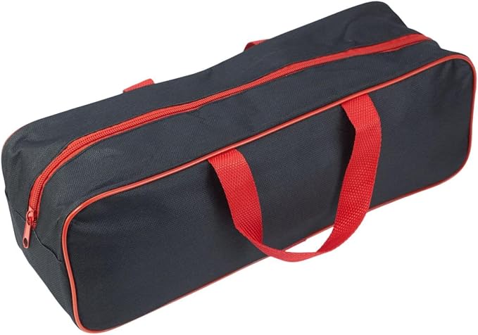 Vacuum Cleaner Bag Organizer Storage Case with Oxford Cloth Material Portable Carrying Handle Large Capacity Suitable for Car and Pet Hair Cleaning, Red