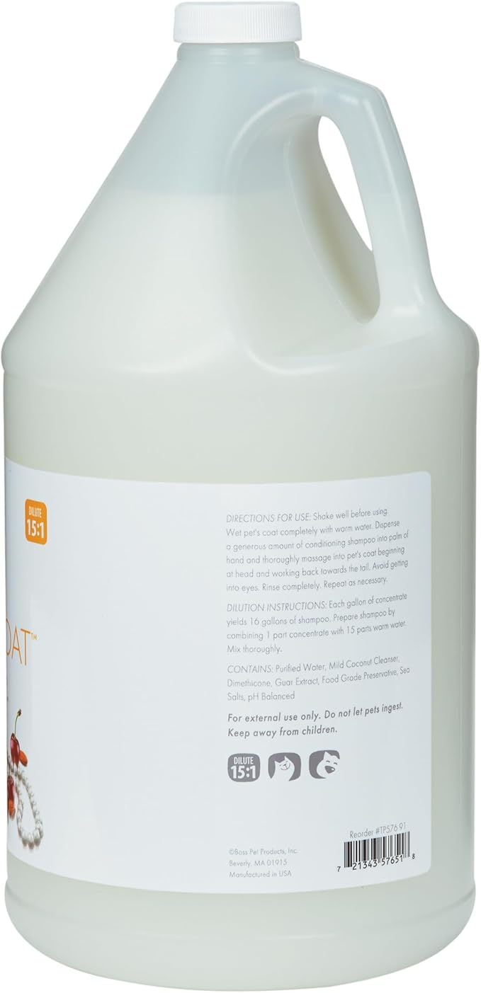 Top Performance GloCoat Conditioning Dog Shampoo, 1-Gallon